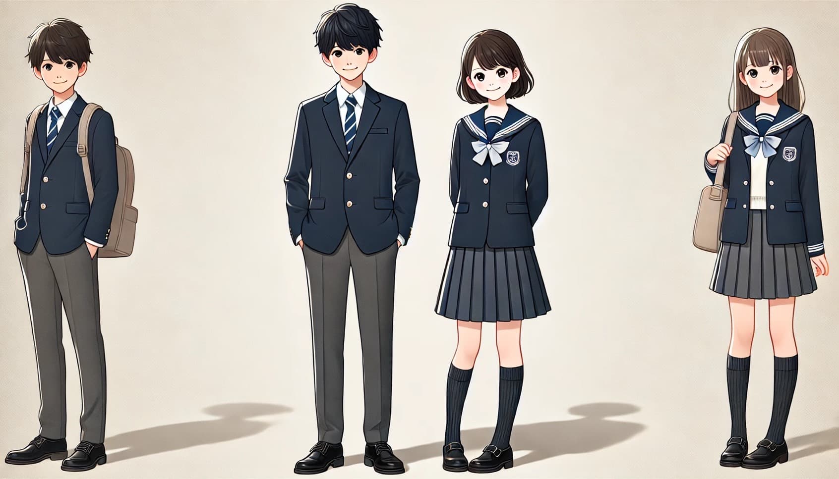 日本的公立中學制服，量身訂做超有型！